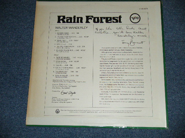 画像: WALTER WANDERLEY - RAIN FOREST( Ex+/Ex++ )  / 1966 US AMERICA ORIGINAL STEREO Used LP