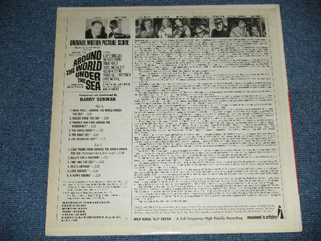 画像: OST (HARRY SUKMAN ) - AROUND THE WORLD UNDER THE SEA ( Ex++/MINT-)  / 1966 US AMERICA ORIGINAL STEREO  Used LP 