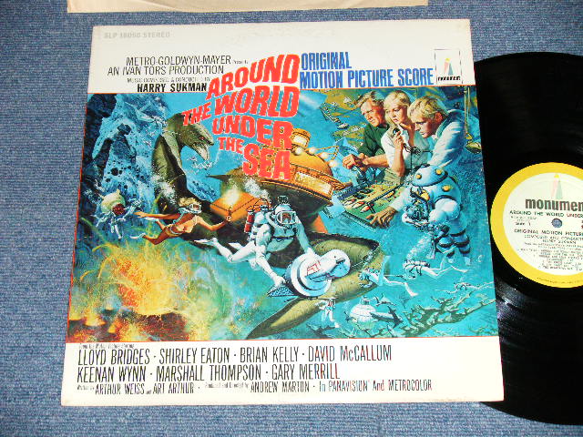 画像1: OST (HARRY SUKMAN ) - AROUND THE WORLD UNDER THE SEA ( Ex++/MINT-)  / 1966 US AMERICA ORIGINAL STEREO  Used LP 