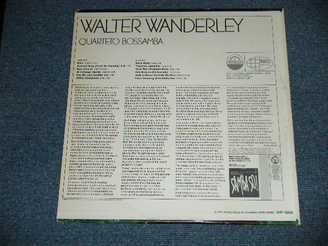 画像: WALTER WANDERLEY - QUARTETO BOSSAMBA ( Ex++/Ex+++)  / 1967 US AMERICA ORIGINAL  MONO Used LP