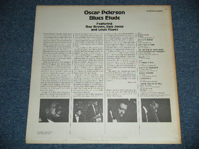 画像: OSCAR PERERSON -  BLUES ETUDE  (  Ex+/Ex+++ ) / 1966 US AMERICA ORIGINAL MONO  Used LP
