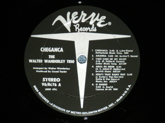 画像: WALTER WANDERLEY - CHEGANCA ( MINT-/MINT- ) / 1966 US AMERICA ORIGINAL STEREO Used LP