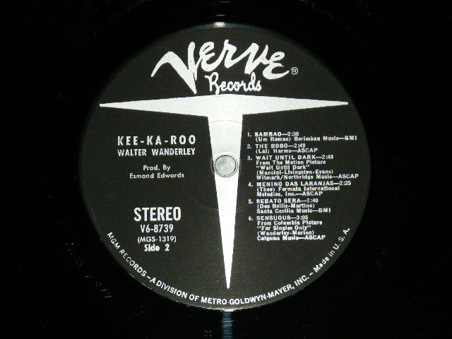 画像: WALTER WANDERLEY - KEE-KA-POO ( Ex+++/MINT- ; WOFC ) / 1967 US AMERICA ORIGINAL STEREO Used LP