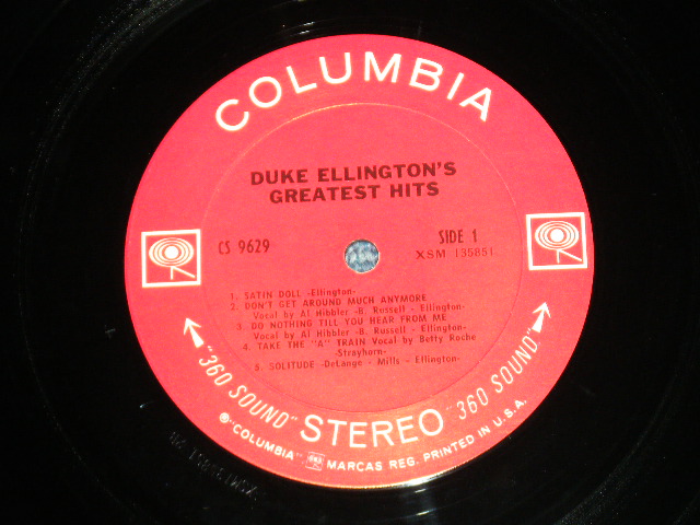 画像: DUKE ELLINGTON -  GREATEST HITS ( Ex++/Ex+++ )  / 1969 US AMERICA ORIGINAL "360 Sound Label"  Used LP 