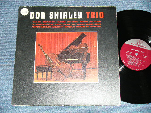 画像1: DON SHIRLEY  TRIO -  DON SHIRLEY  TRIO ( Ex/Ex+  Looks: :Ex+++ : edsp,stofc) /1961 ORIGINAL "1st Press MARLOON  LABEL" MONO Used LP