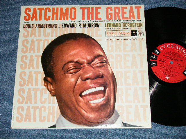 画像1: LOUIS ARMSTRONG - SATCHMO THE GREAT ( Ex+++/Ex+++ B-1:Ex++ )  / 1957 US AMERICA  ORIGINAL " 6 EYES with RED  LABEL" MONO Used LP  