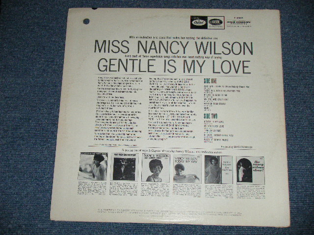 画像: NANCY WILSON  - GENTLE IS MY LIFE  ( Ex++/MINT- : BB Hole for PROMO  ) / 1965 US AMERICA ORIGINALMONO Used  LP