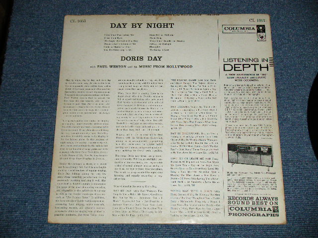 画像: DORIS DAY - DAY BY NIGHT ( Ex/Ex+++ B-1,2:Ex+) / 1958 US AMERICA ORIGINAL "6 EYES Label"  Mono Used LP