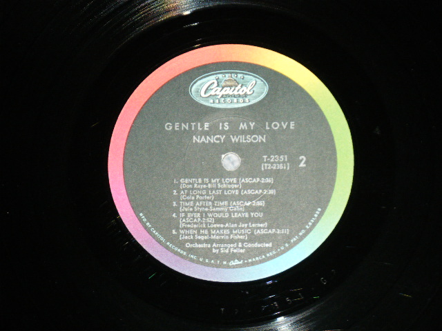 画像: NANCY WILSON  - GENTLE IS MY LIFE  ( Ex/Ex+++ A-3:Ex+ )   ) / 1965 US AMERICA ORIGINALMONO Used  LP