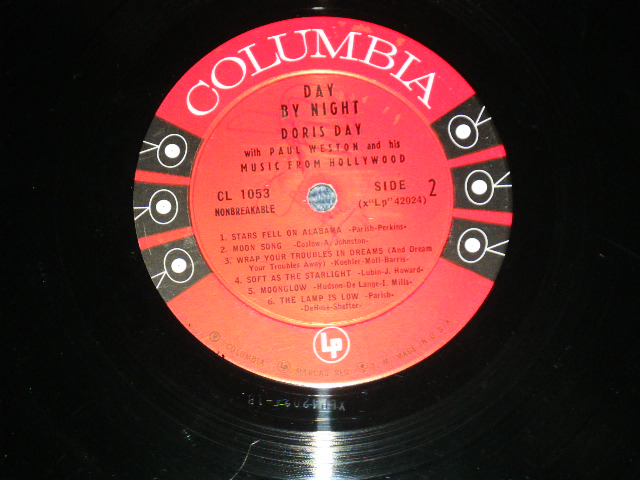 画像: DORIS DAY - DAY BY NIGHT ( Ex/Ex+++ B-1,2:Ex+) / 1958 US AMERICA ORIGINAL "6 EYES Label"  Mono Used LP