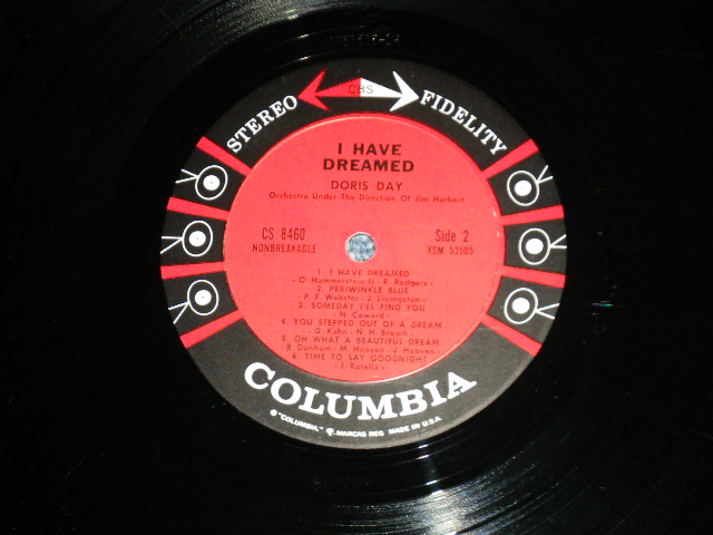 画像: DORIS DAY - I HAVE DREAMED  ( Ex/Ex++ Looks:Ex) / 1961 US ORIGINAL "1st PRESS 6 EYES Label"  STEREO Used LP
