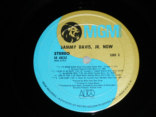 画像: SAMMY DAVIS, JR. -  NOW ( Rrae Groove ) ( Ex/Ex+++)  / 1972 US AMERICA ORIGINAL Used  LP  