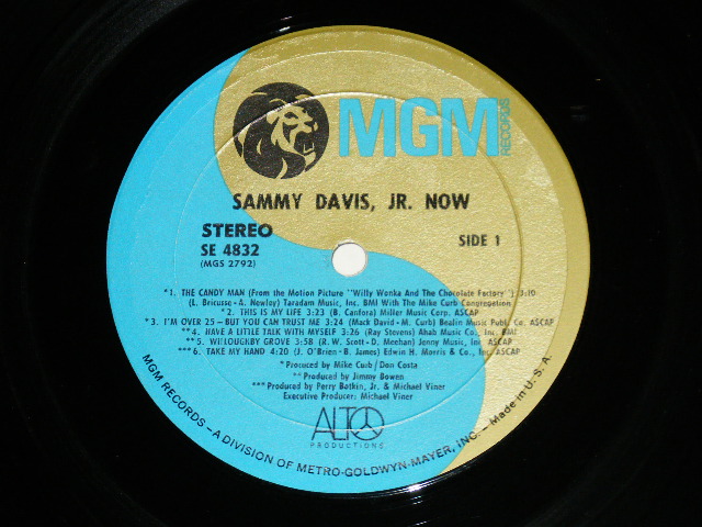 画像: SAMMY DAVIS, JR. -  NOW ( Rrae Groove ) ( Ex/Ex+++)  / 1972 US AMERICA ORIGINAL Used  LP  