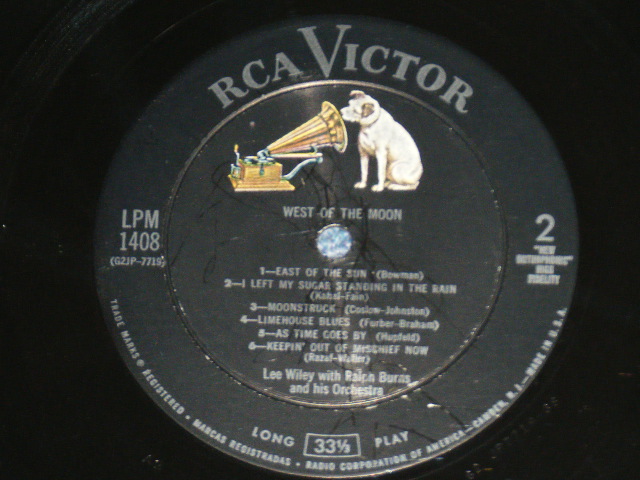 画像: LEE WILEY - WEST OF THE MOON ( Ex/Ex++,Ex Looks:Ex++,VG+++ ) / 1957 US AMERICA ORIGINAL MONO Used LP