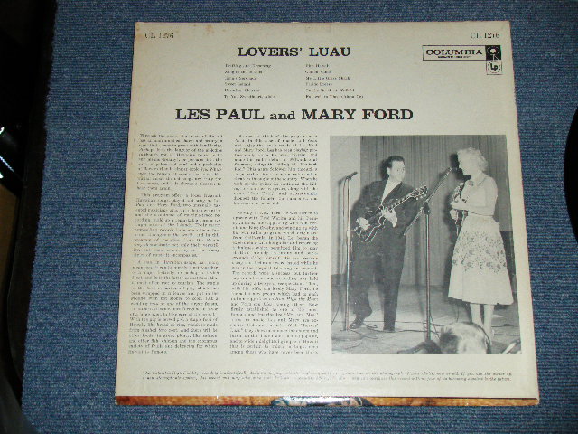 画像: LES PAUL & MARY FORD  - LOVERS LUAU ( Ex+/Ex+++ )   / 1959 US AMERICA ORIGINAL "6 EYES Label"  Mono Used LP 