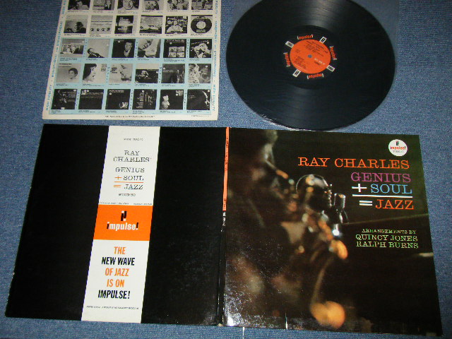 画像1: RAY CHARLES - GENIUS+SOUL=JAZZ  (Ex++/Ex+++: EDSP ) / 1961  US AMERICA ORIGINAL STEREO Used LP