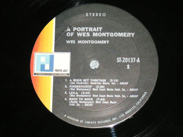 画像: WES MONTGOMERY - A PORTRAIT OF WES MONTGOMERY  ( Ex-/Ex+++ Looks::Ex )  / 1968 US AMERICA ORIGINAL STEREO Used LP 