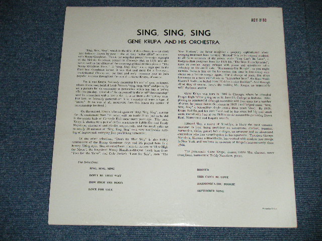 画像: GENE KRUPA - SING SING SING : THE ROCKING MR.KRUPA ( Ex+++/MINT-) / 1957 US AMERICA ORIGINAL MONO Used LP