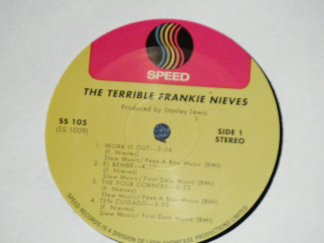 画像: FRANKIE NIEVES - THE TERRIBLE FRANKIE NIEVES ( NEW ) )   /   US AMERICA REISSUE   "BRAND NEW"  LP