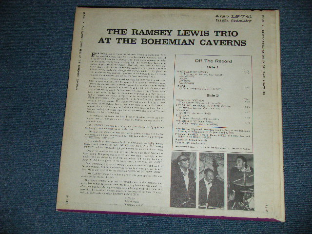 画像: RAMSEY LEWIS TRIO - AT THE BOHEMIAN CAVERNS ( Ex+/Ex++ Looks:Ex+)  / 1964 US "1st Press DARK BLUE Label" STEREO Used  LP