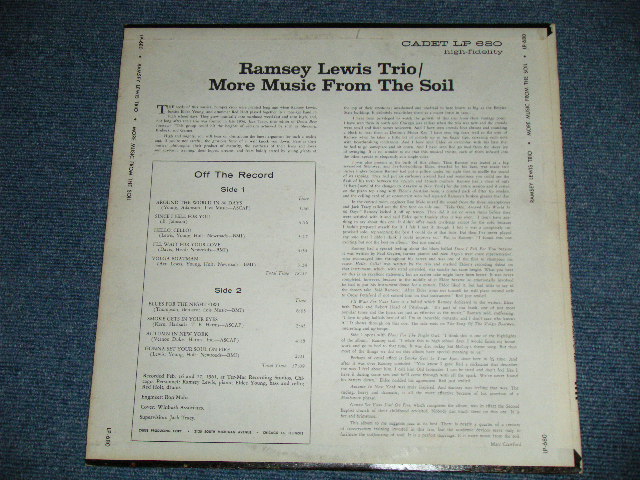 画像: RAMSEY LEWIS TRIO -   MORE MUSIC FROM THE SOIL ( Ex+/Ex+++)  / 1964 US AMERICA ORIGINAL STEREO Used  LP