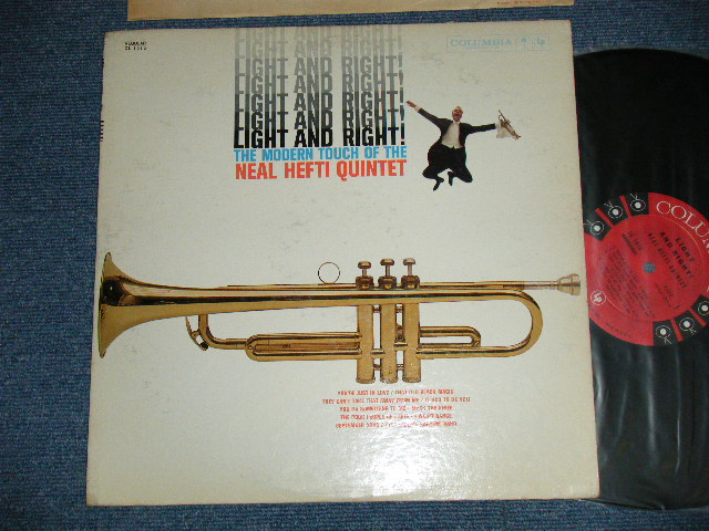 画像1: NEAL HEFTI QUINTET - LIGHT AND RIGHT! THE MODERN TOUCH OF THE NEAL HEFTI QUINTET ( Ex+/Ex++)  / 1960 US AMERICA ORIGINAL "6 EYES Label" MONO Used  LP 