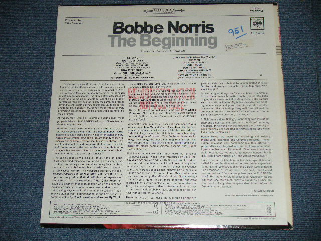 画像: BOBBE NORRIS - THE BEGINNING  ( Ex++/MINT- )  /  1966 US AMERICA ORIGINAL "360 SOUND  Label" "PROMO"  STEREO  Used LP