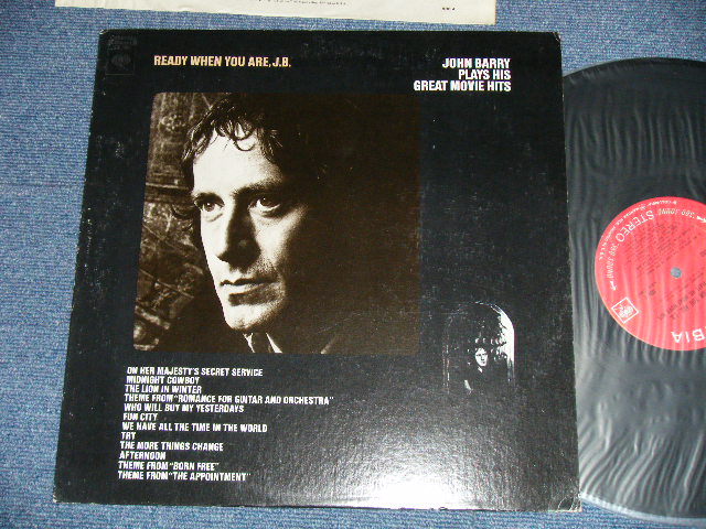 画像1: JOHN BARRY - READY WHEN YOU ARE J.B. : JOHN BARRY  PLAYS HIS GREAT MOVIE HITS ( Ex++/Ex+++ )  / 1970 US AMERICA ORIGINAL "360 SOUND Label" Stereo Used LP 