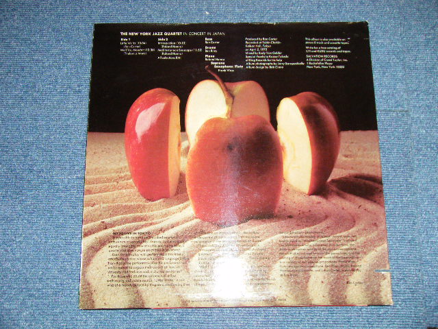 画像: The NEW YORK JAZZ QUARTET ( RON CARTER,BEN RILEY,ROLAND HANNA )  - IN CONCERT IN JAPAN ( Ex++/Ex+++ Cut out) / 1975  US AMERICA ORIGINAL Used LP