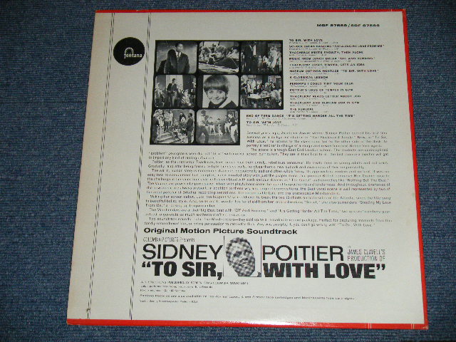 画像: OST - TO SIR WITH LOVE ( Ex+,Ex++/Ex+,Ex+++ )  / 1967 US AMERICA ORIGINAL STEREO Used LP 