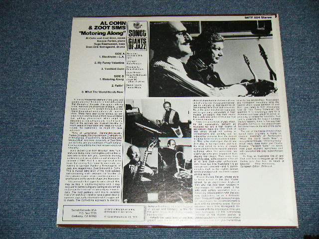 画像: AL COHN & ZOOT SIMS - MOTORING ALONG  ( Ex+/MINT- )  / 1975 US AMERICA ORIGINAL Used LP  