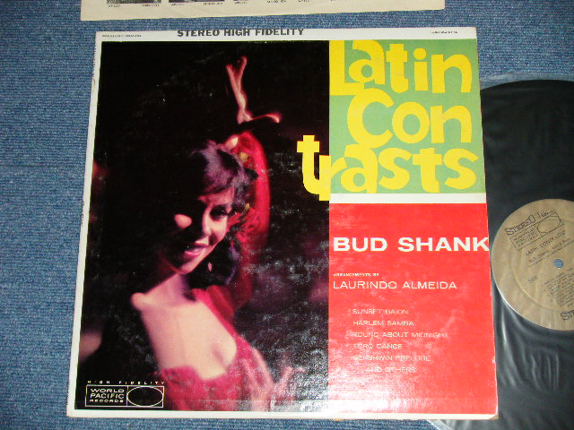 画像1: BUD SHANK - LATIN CONTRASTS (Arrange by LAURINDO ALMEIDA ) ( Ex++/Ex+++ : EDSP)  / 1959  US AMERICA ORIGINAL STEREO   Used LP  