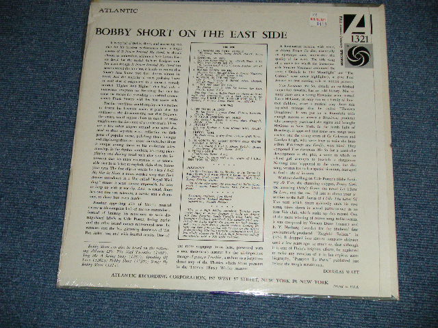 画像: BOBBY SHORT - ON THE EAST SIDE ( MINT-/Ex+++)   /  1963 US AMERICA ORIGINAL 1963 Version "RED & PLUM Label" MONO  Used LP 
