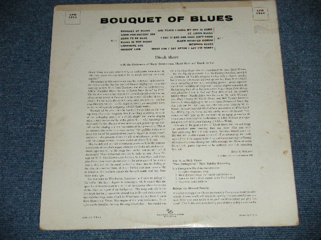 画像: DINAH SHORE - BOUQUET OF BLUES ( Ex/Ex+ Looks:Ex )   / 1956 US AMERICA ORIGINAL MONO Used LP 