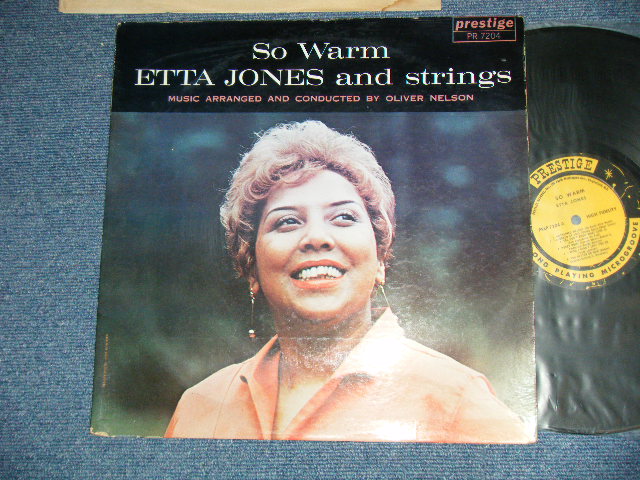 画像1: ETTA JONES -  SO WARM   ( Ex+/Ex++)  / 1963 Version  US AMERICA Later  Press Label "YELLOW Label"  MONO Used LP