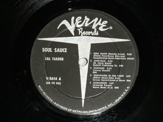 画像: CAL TJADER - SOUL SAUCE  (MINT-/Ex+ Looks:Ex+) / 1965 US AMERICA ORIGINAL Mono Used LP  