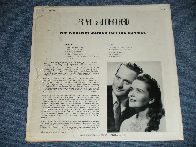 画像: LES PAUL & MARY FORD  - THE WORLD IS WAITING FOR THE SUNRISE ( Included RARE LIVE TRACKS )  ( Ex+,MINT-/MINT-) / US AMERICA ORIGINAL Used LP 
