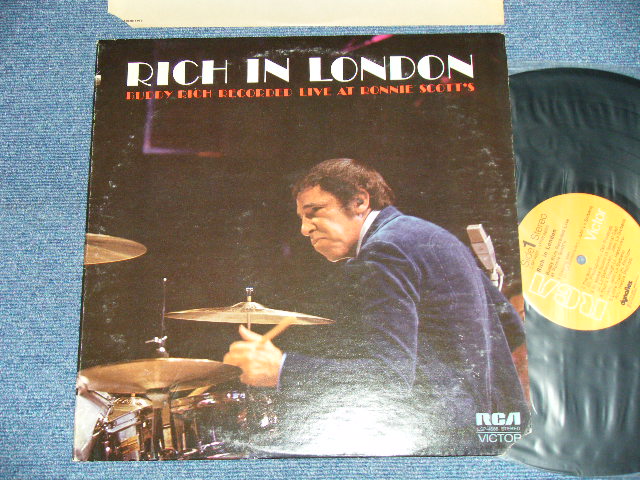 画像1: BUDDY RICH -  RICH IN LONDON  ( Ex+/MINT- : Cutout  ) / 1972 US AMERICA ORIGINAL Used LP 