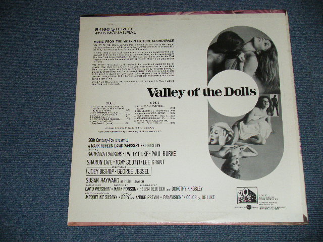 画像: OST ( JONNY WILLIAMS DORY & ANDRE PREVIN ) - VALLEY OF THE DOLLS  ( EEx+++/Ex+++ )  / 1968 US AMERICA ORIGINAL STEREO Used LP 