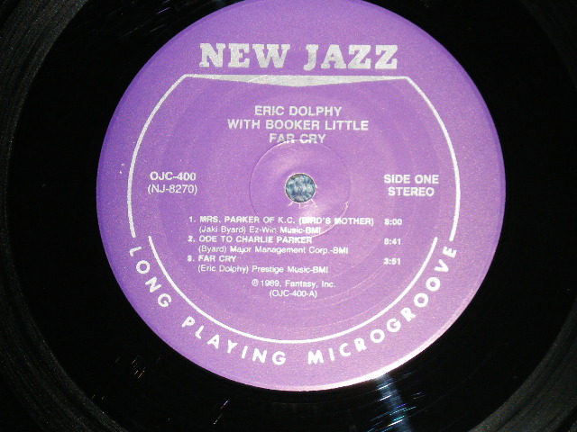 画像: ERIC DOLPHY - FAR CRY with Booker Little  ( Ex+++/MINT- ）　/  US AMERICA Reissue Used LP 