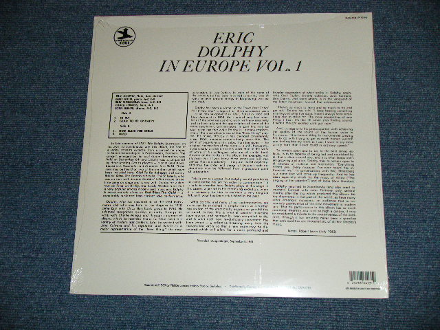 画像: ERIC DOLPHY - IN EUROPE VOL.1 ( SEALED）　/ 1989 US AMERICA Reissue " BRAND NEW SEALED" LP 