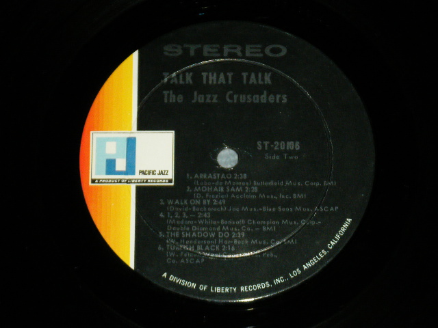 画像: THE JAZZ CRUSADERS - TALK THAT TALK  ( Ex++/Ex+++ : EDSP) / 1966  US AMERICAORIGINAL  STEREO used LP