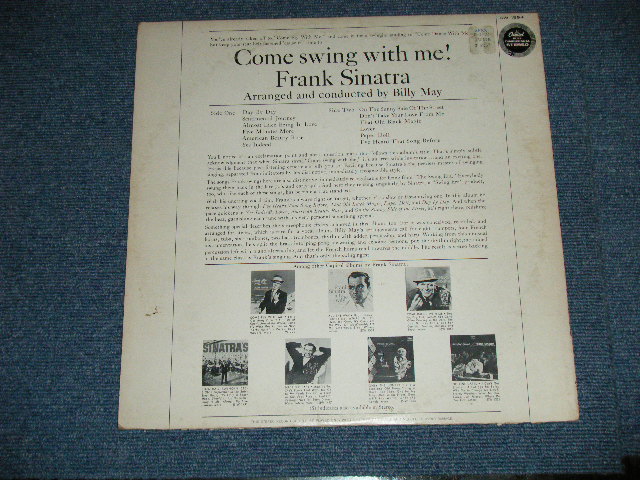 画像: FRANK SINATRA -  COME SWING WITH ME! ( Ex+/Ex++ Looks:Ex++ ) / 1961 US AMERICA 2nd Press "BLACK with RAINBOW and CAPITOL Logo at TOP" Label STEREO Used LP 