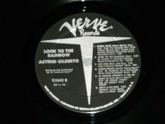 画像: ASTRUD GILBERTO - LOOK TO THE RAINBOW  ( Ex++/Ex++ Looks:Ex+++) / 1966 US AMERICA ORIGINAL MONO Used LP