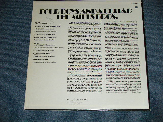 画像: The MILLS BROTHERS - FOUR BOYS AND A GUITAR  ( Ex+++/Ex+++ : BB for PROMO )  / 1972 US AMERICA Used LP