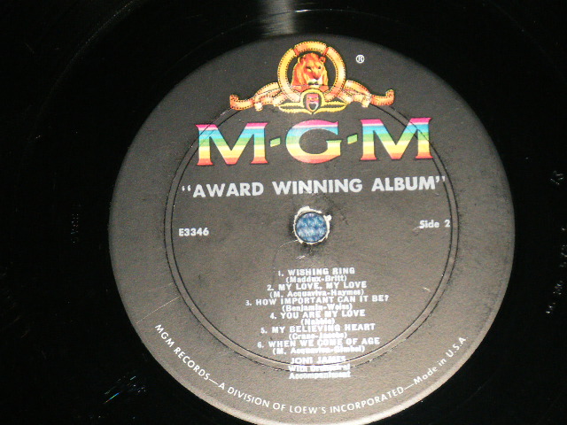 画像: JONI JAMES -  AWARD WINNING ALBUM ( Ex/Ex++ ) / 1960 US AMERICA 2nd Press "BLACK Label"  MONO