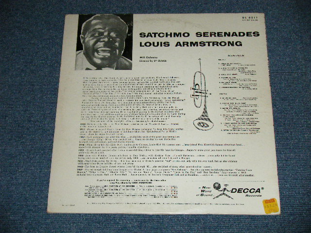画像: LOUIS ARMSTRONG and The ALL STARS - SATCHMO SERENADE( Ex++/Ex+++ )  / 1956 US AMERICA 1st Press "BLACK with SILVER Print Label" MONO Used LP  