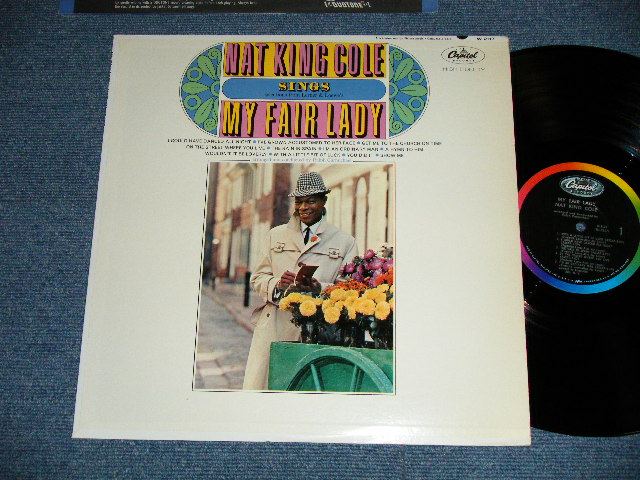 画像1: NAT KING COLE  - MY FAIR LADY  (MINT-/Ex+++ Looks:MINT-) / 1964 US AMERICA ORIGINAL 1st Press "BLACK with RAINBOW Band with CAPITOL Logo on TOP Label"  MONO  Used LP
