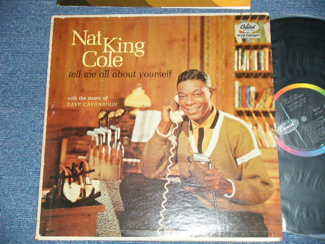 画像: NAT KING COLE  - TELL ME ALL ABOUT YOURSELF : With BOOKLET  (Ex+/Ex+++) / 1960 US AMERICA ORIGINAL 1st Press "BLACK with RAINBOW Band with CAPITOL Logo on LEFT Label"  MONO  Used LP