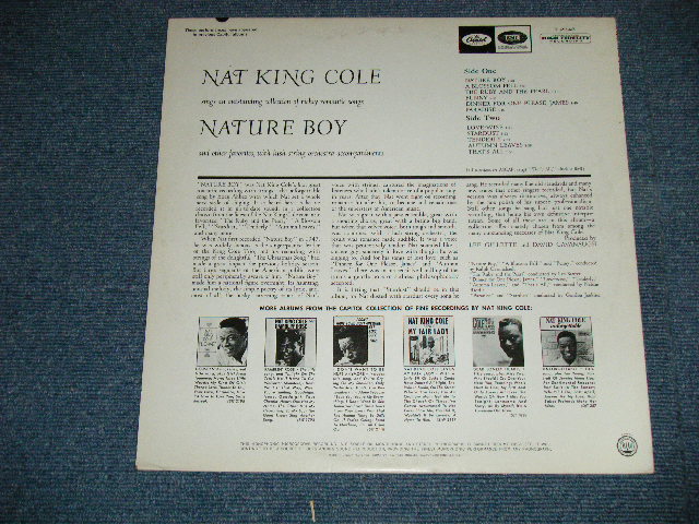画像: NAT KING COLE  -  NATURE BOY   ( MINT-/Ex+++ : EDSP) / 1965 US AMERICA ORIGINAL 1st Press "BLACK with RAINBOW Band with CAPITOL Logo on TOP Label"  MONO  Used LP